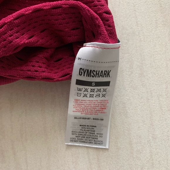 Gymshark Energy+ Seamless Cropped Leggings - Beet - Picture 2 of 2